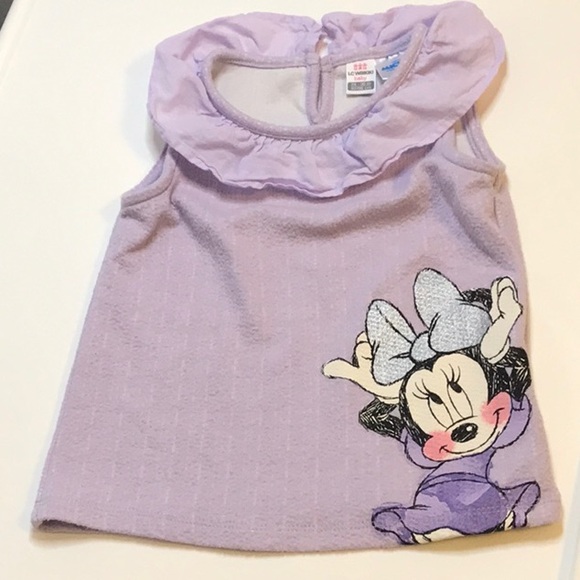 DISNEY MICKEY AND FRIENDS GIRL SIZE 24-36 MONTHS MINNIE SHORTS AND TOP SET - Picture 5 of 9